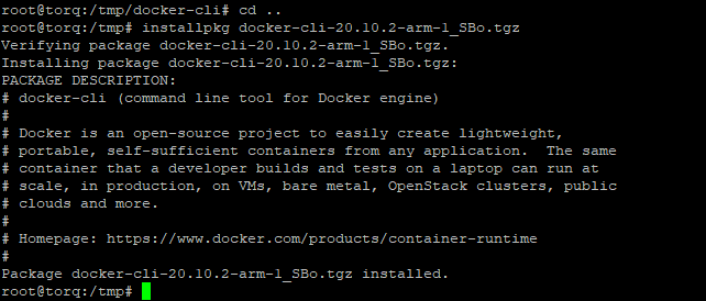 installpkg