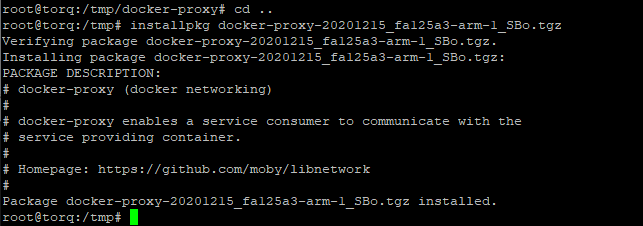 installpkg
