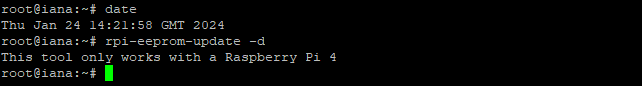 rpi-eeprom-update -d
